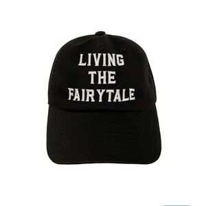 Living The Fairytale Black Ball cap
